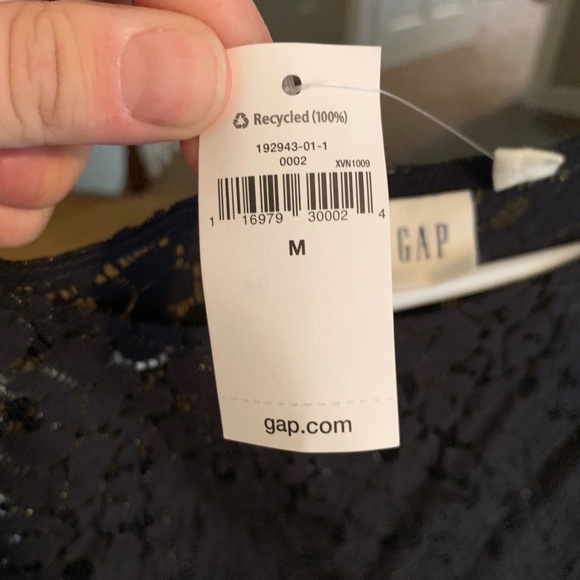 Gap Bell-sleeve Metallic Lace Top - Picture 4 of 4